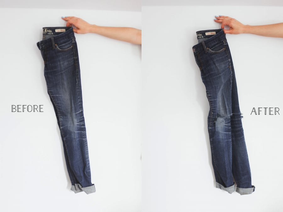 How to Rip Jeans